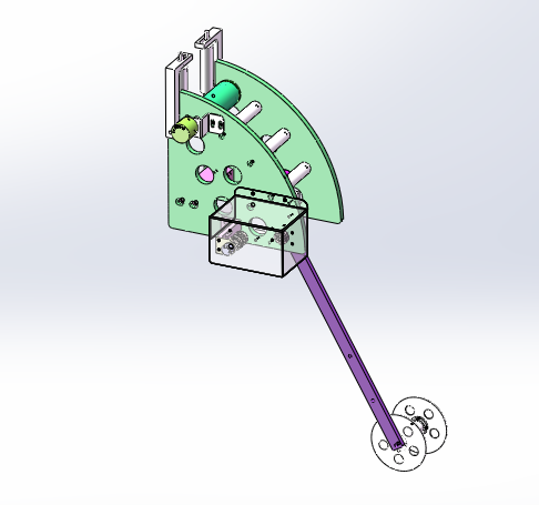 高速锯切裁断机（sw18可编辑+cad+bom）