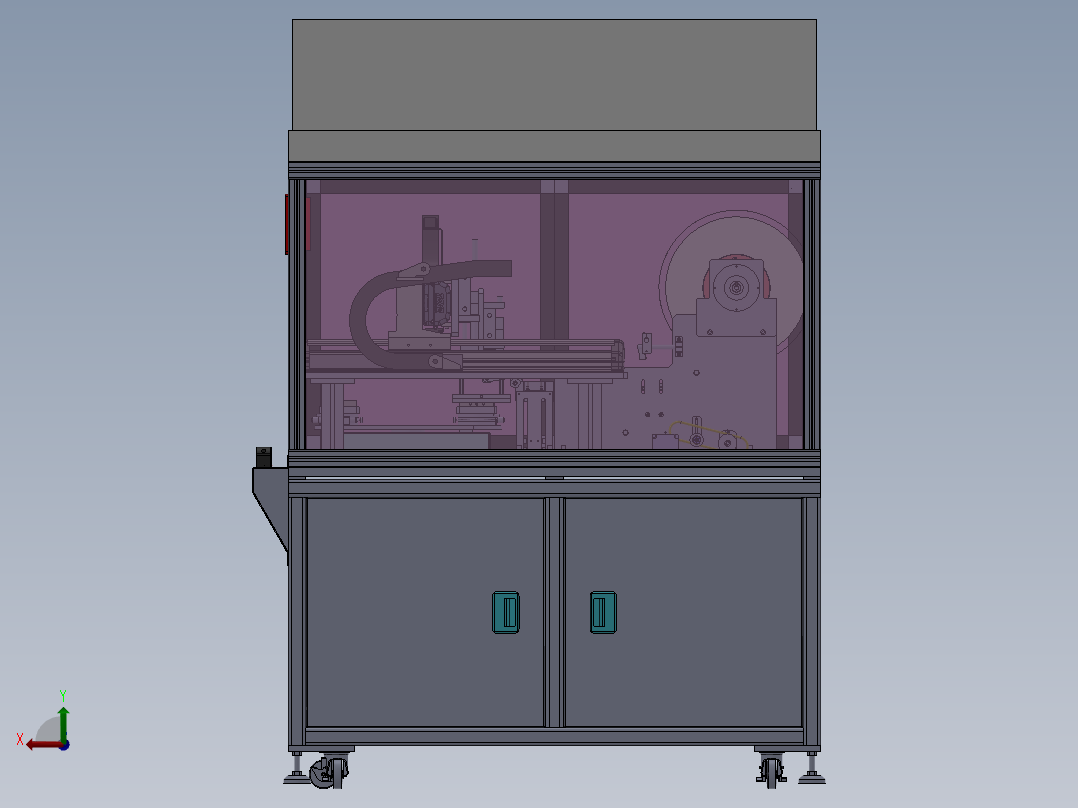 手机半自动贴膜机sw18可编辑后视图