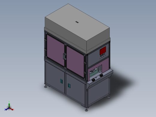 手机半自动贴膜机sw18可编辑正等轴测缩略图