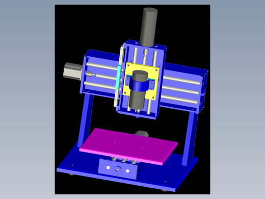 三轴雕刻机cad图纸651239