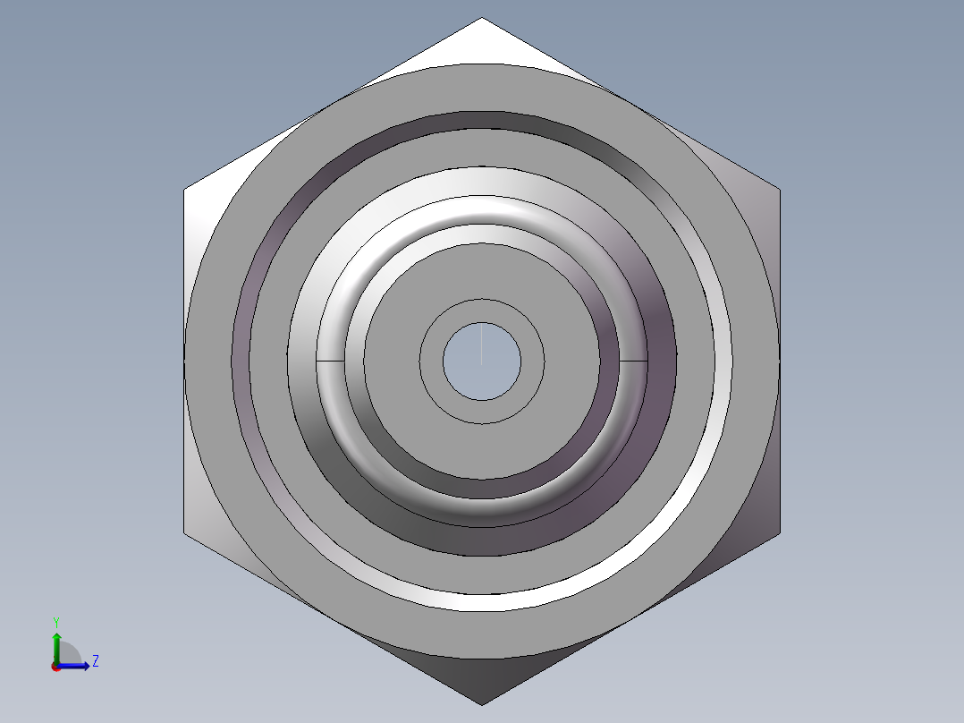 直通变径接头、2D-14-16左视图
