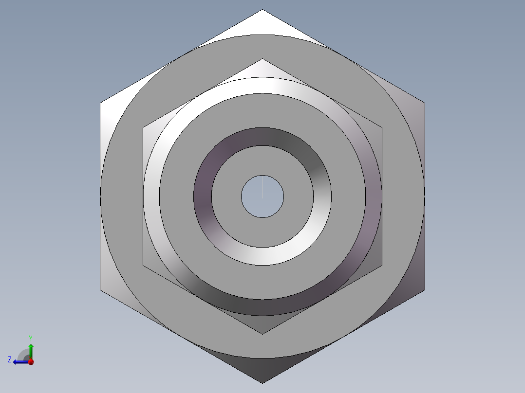 直通变径接头、2D-14-16右视图