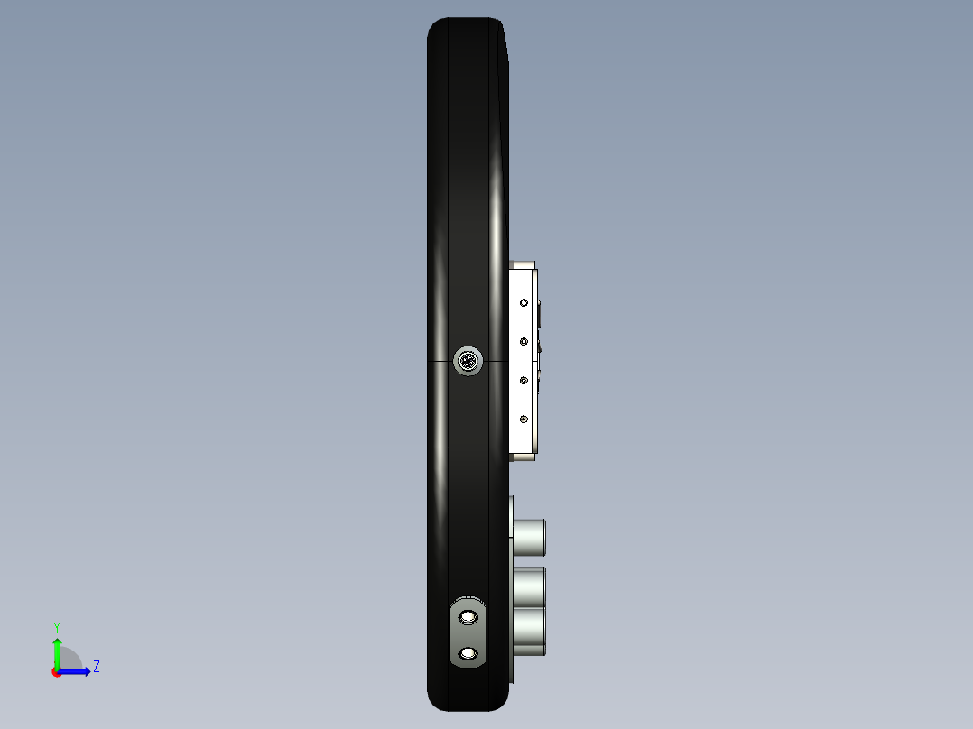 B2004619-改装电鳐低音吉他左视图