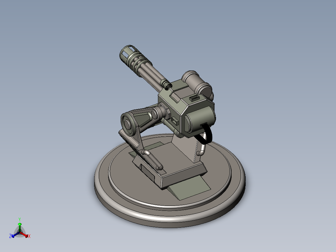 大炮(37)正等轴测图