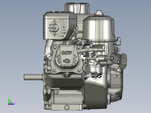 百力通XR550型号发动机左视缩略图