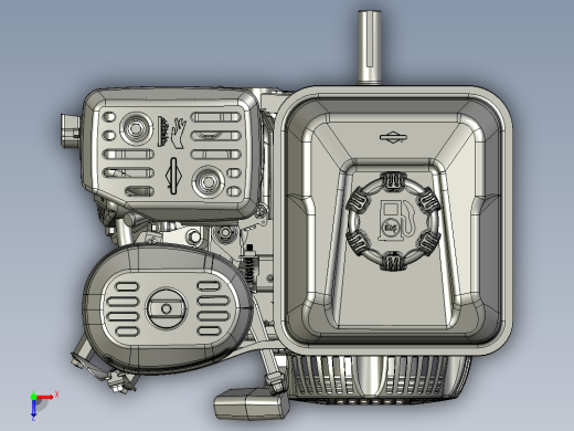 百力通XR550型号发动机俯视缩略图