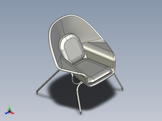 子宫椅正等轴测缩略图