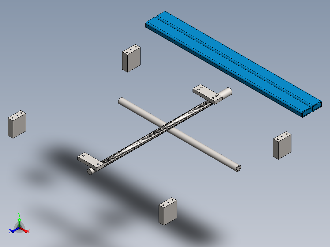 剪叉式升降机 、升降机(33)正等轴测图