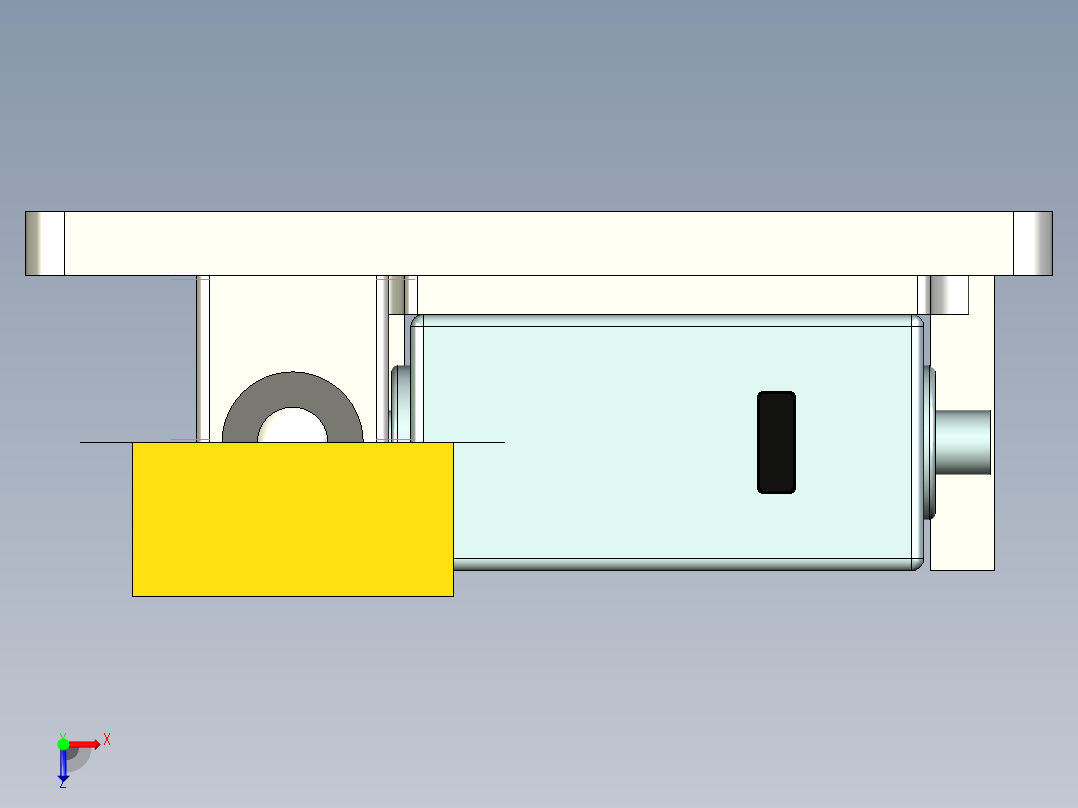 工件寿命检测工装俯视图