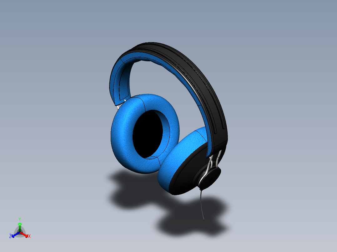 耳机(12)正等轴测图