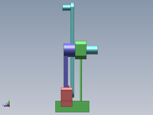 滑槽往返机构右视缩略图
