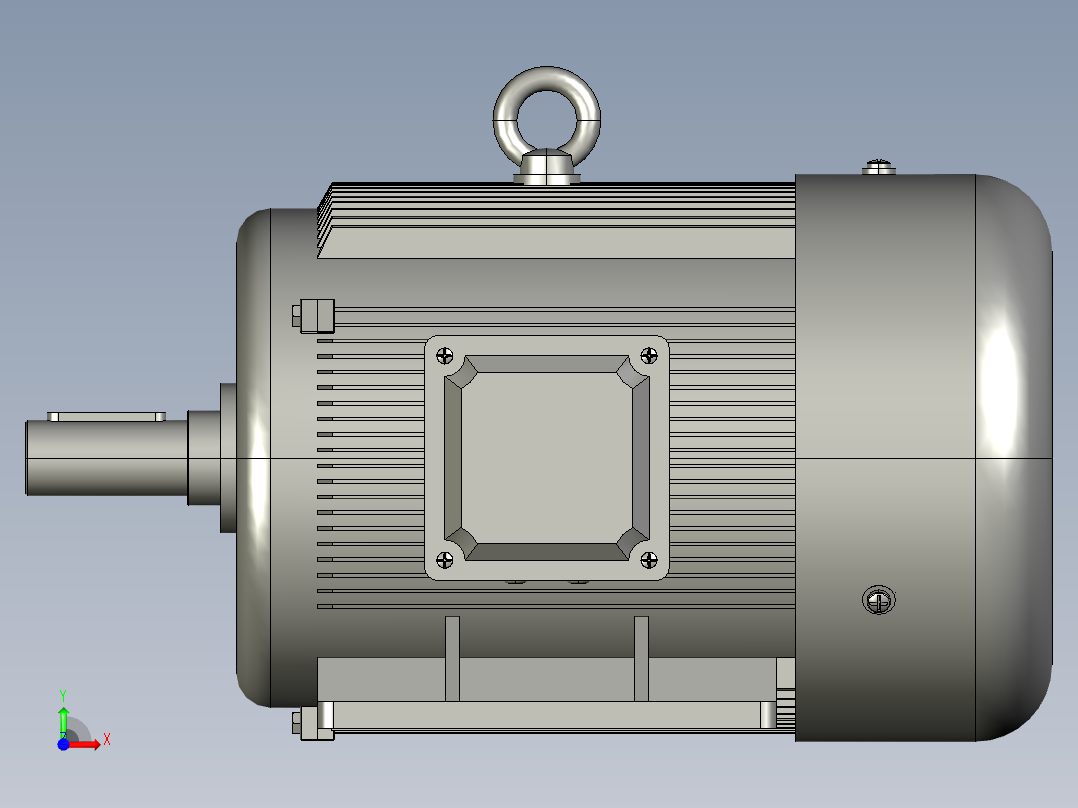 YH系列B3型高转差率三相异步电动机YH100L2-4前视图