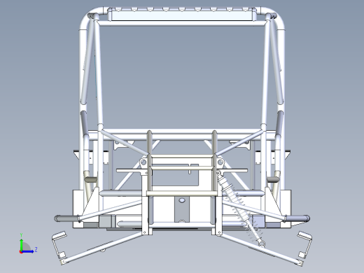 巡逻车车架左视缩略图