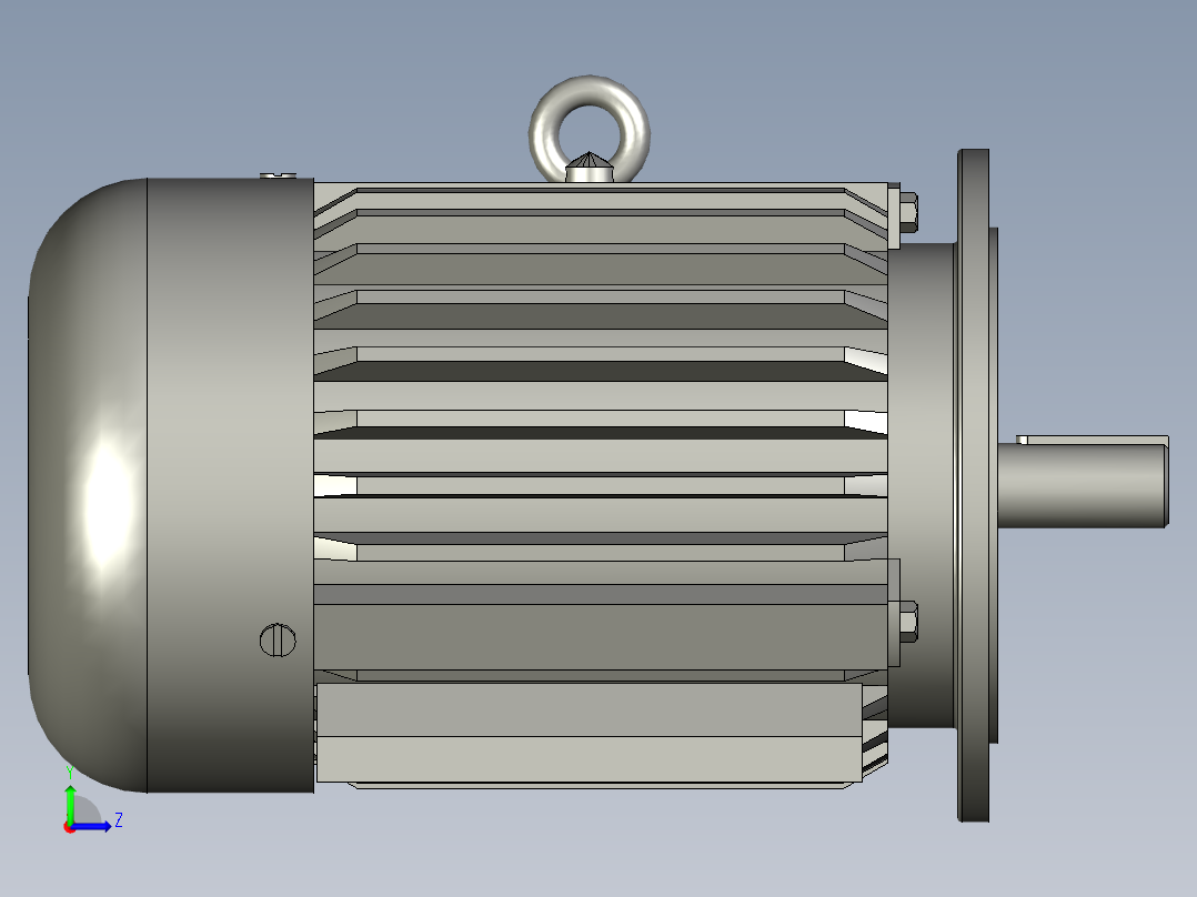 电机电机电机Y132M1-6-4KW左视图