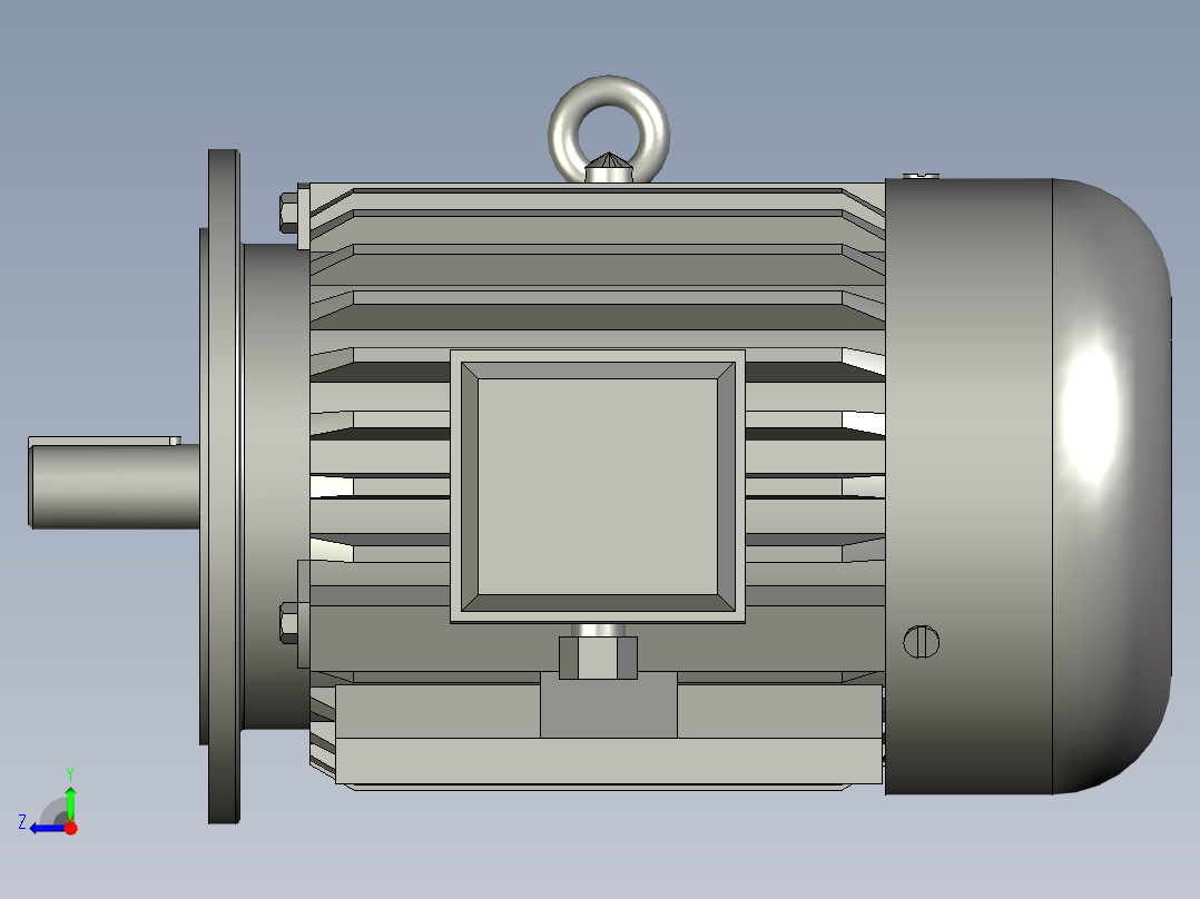 电机电机电机Y132M1-6-4KW右视图