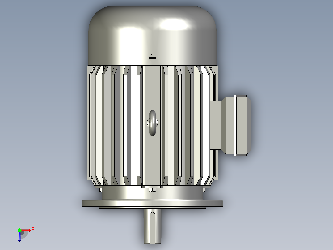 电机电机电机Y132M1-6-4KW俯视图