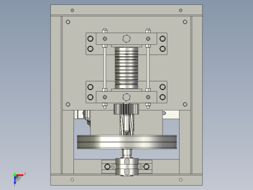 钢丝干拉工序穿模用轧尖机俯视缩略图