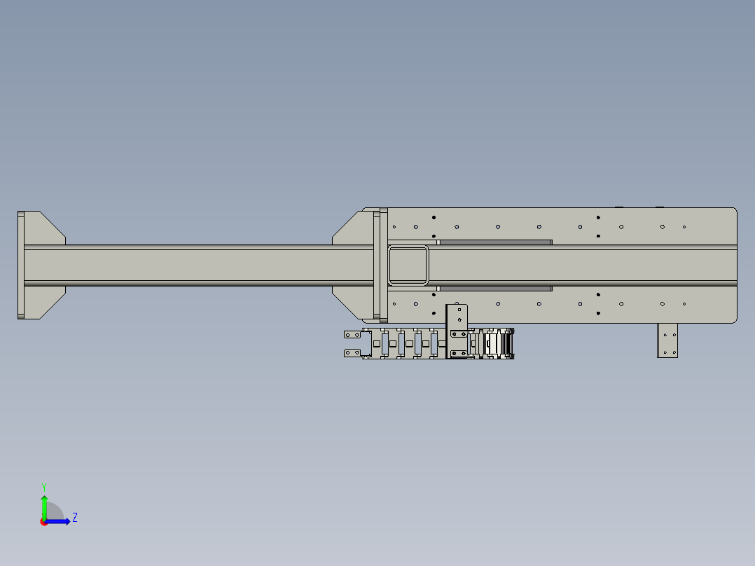 拧紧组件左视图