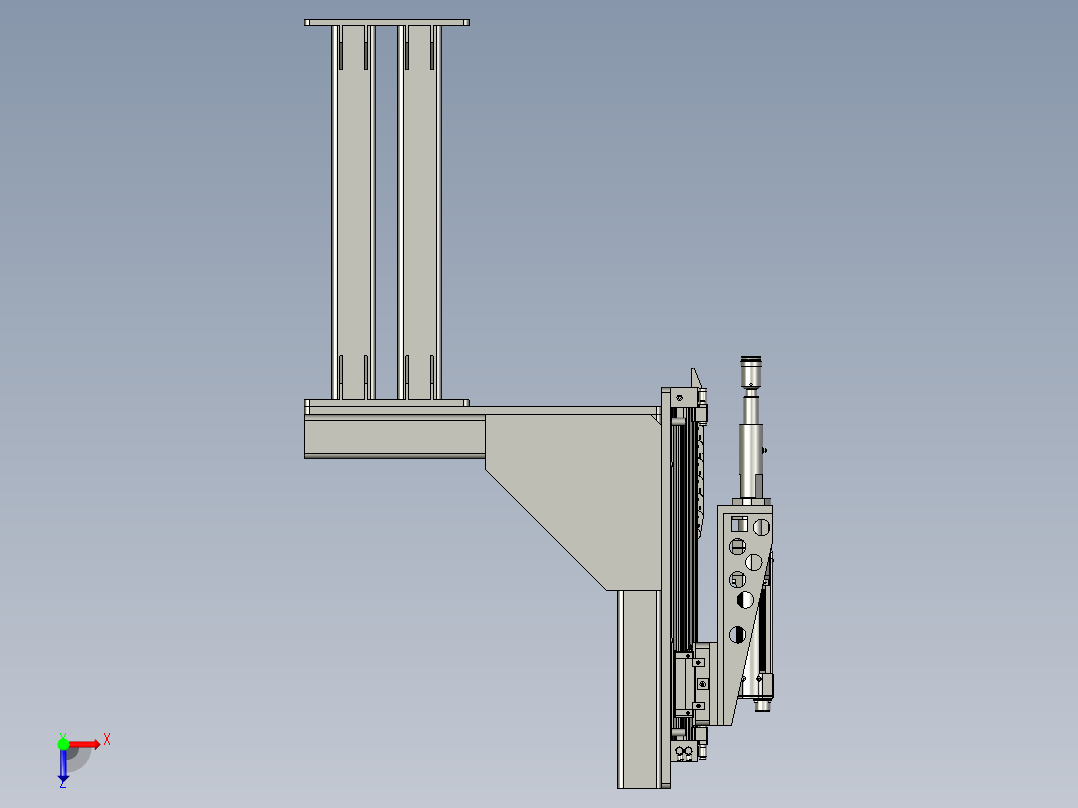 拧紧组件俯视图