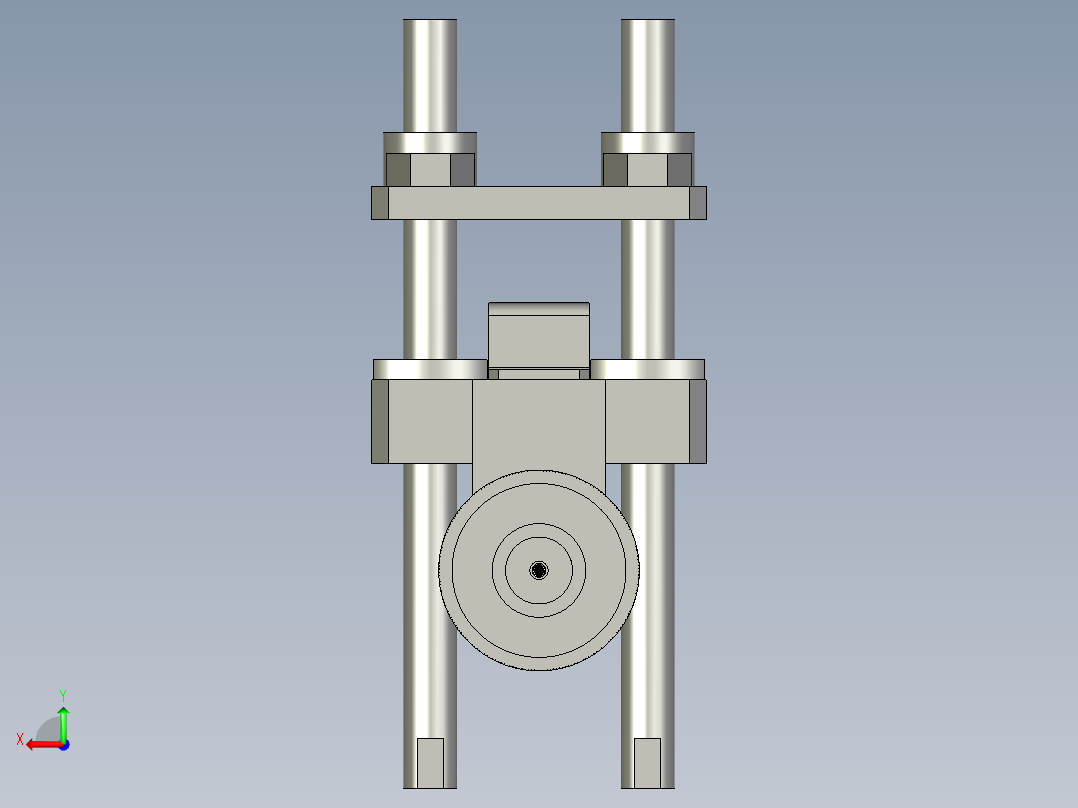 编码器机构23后视图