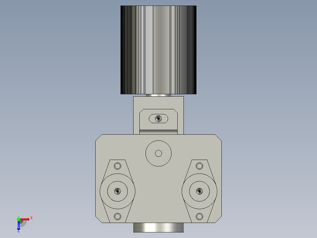 编码器机构23俯视图