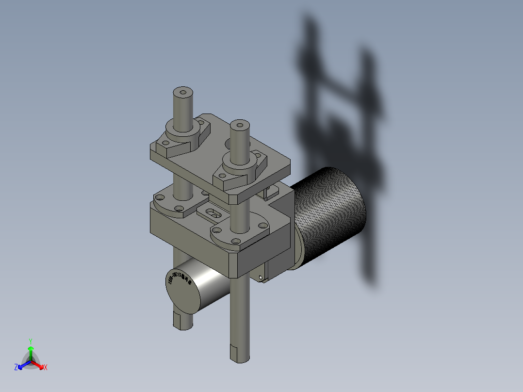 编码器机构23正等轴测图