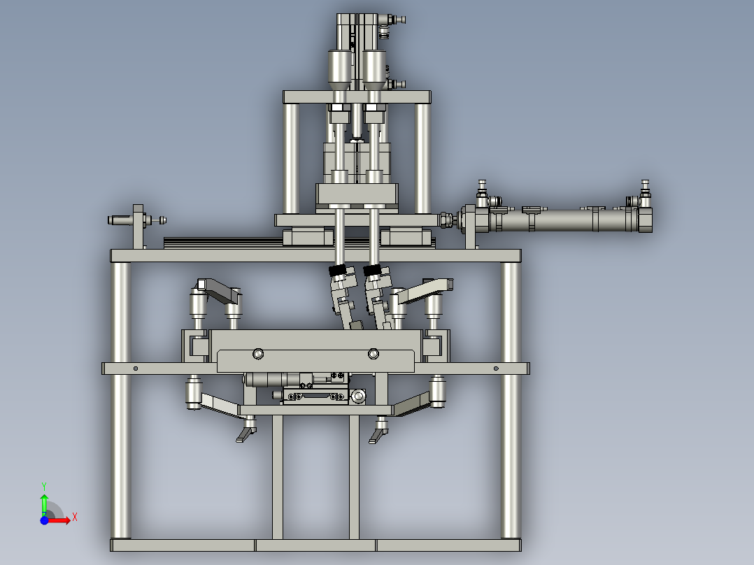 CZXD-03丝印机构前视图