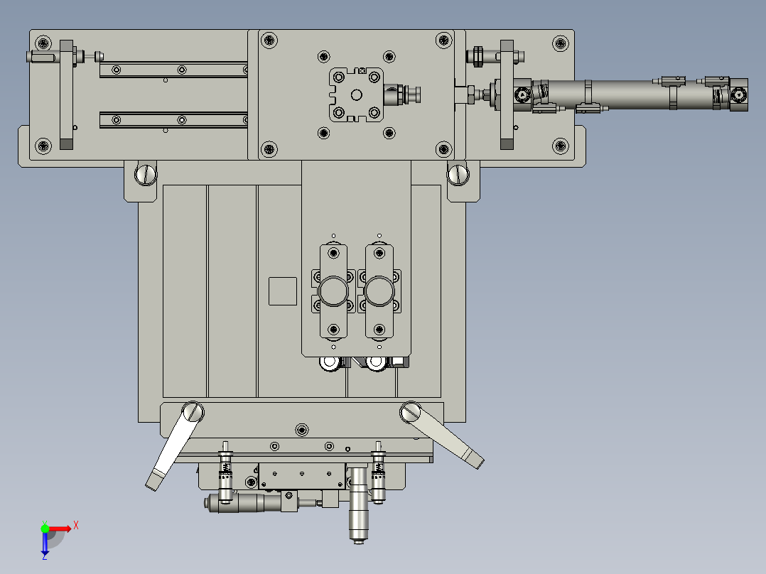 CZXD-03丝印机构俯视图