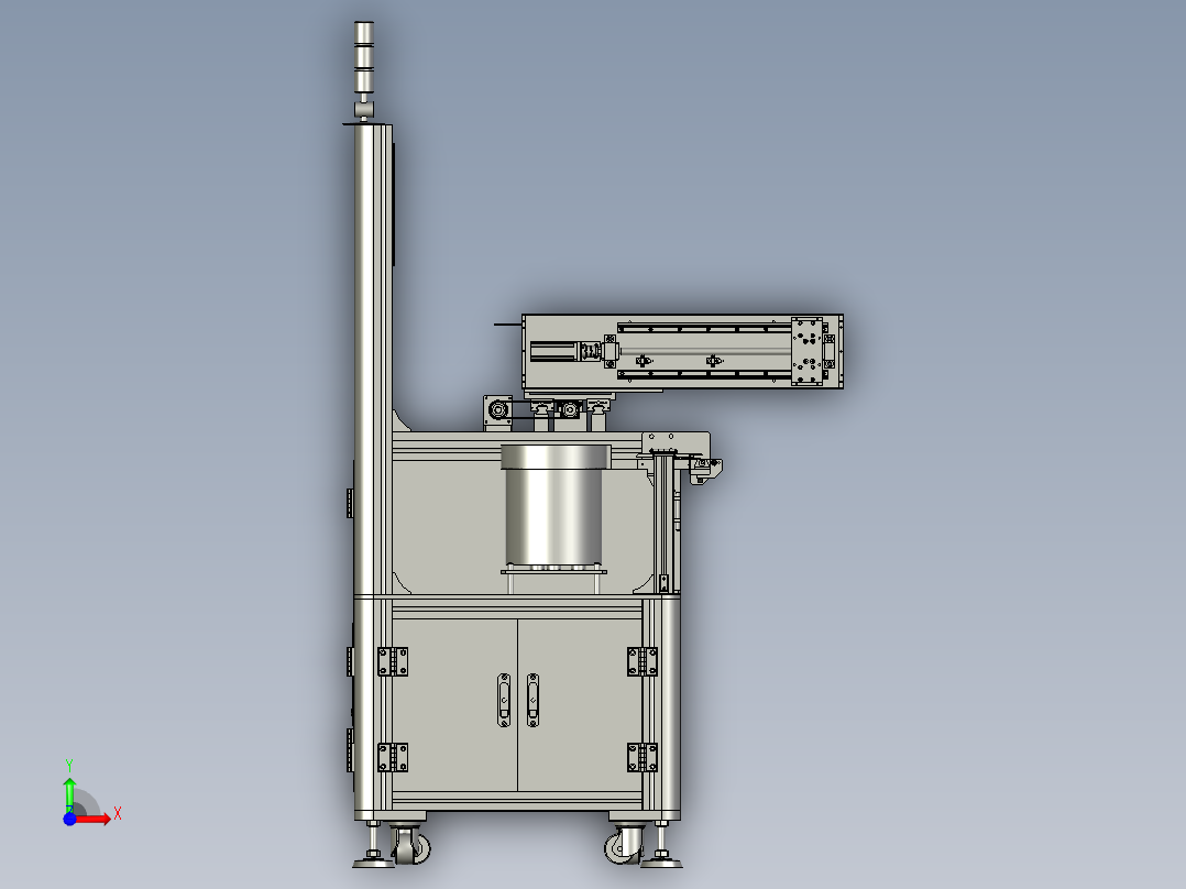 自动化螺丝机M前视图