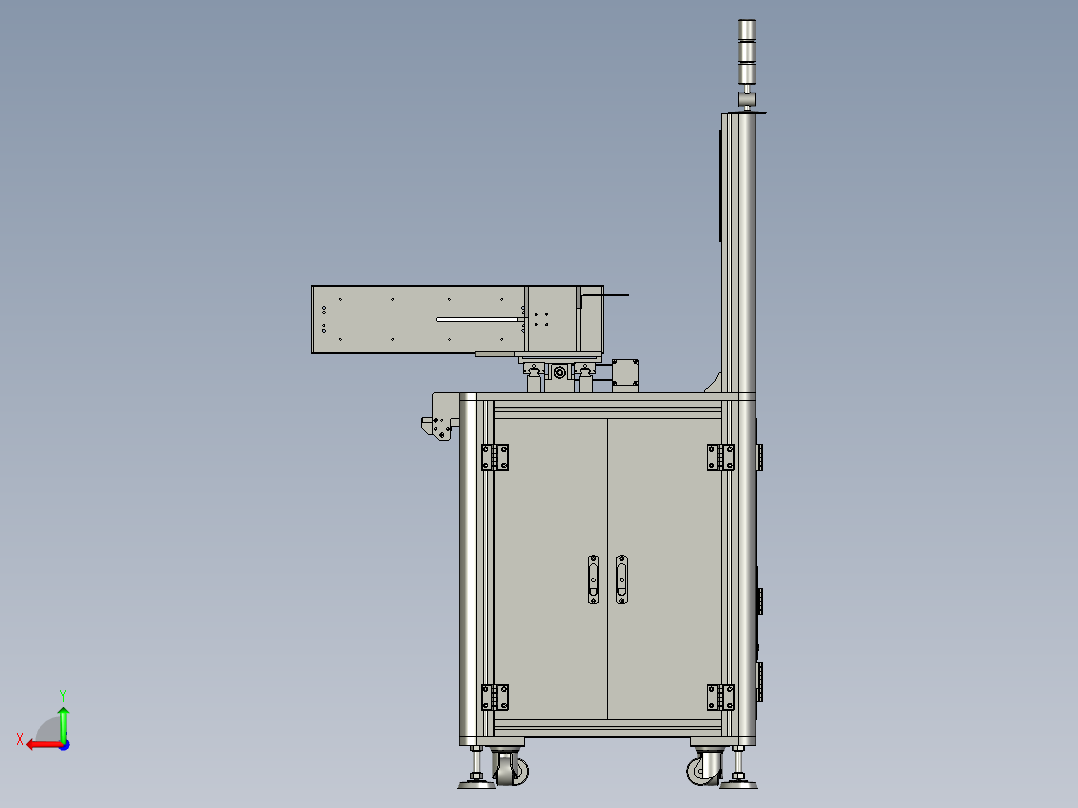 自动化螺丝机M后视图