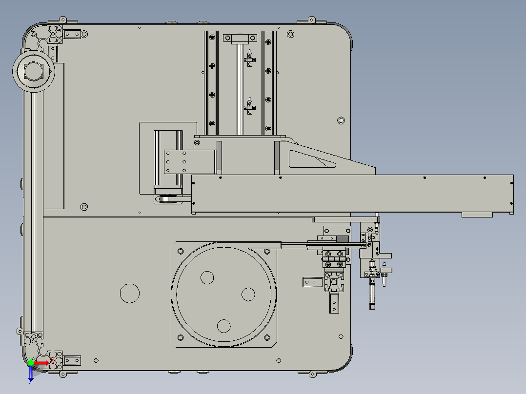 自动化螺丝机M俯视图