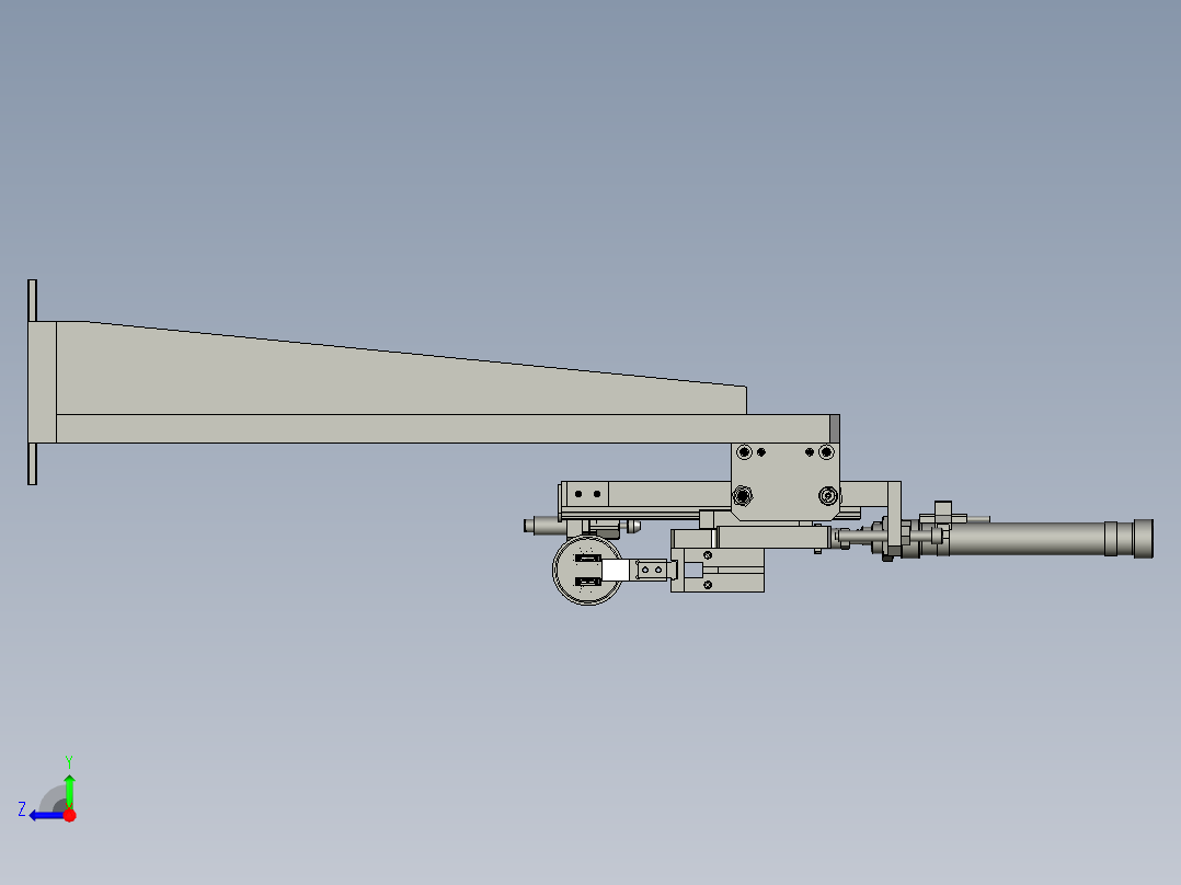 XMGZDTD-I1-0000NG下料组件右视图