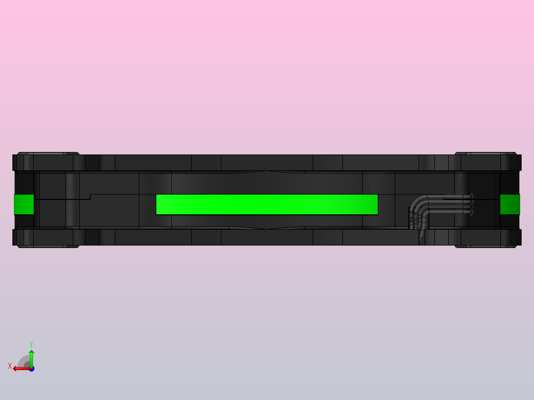 冷却风扇后视图