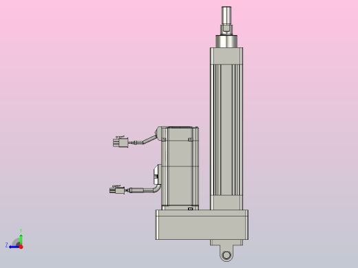 轻载电动缸TPA-ESR40-1210C-L100-MR-CB-W-P40-C3右视缩略图