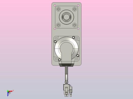 轻载电动缸TPA-ESR40-1210C-L100-MR-CB-W-P40-C3俯视缩略图