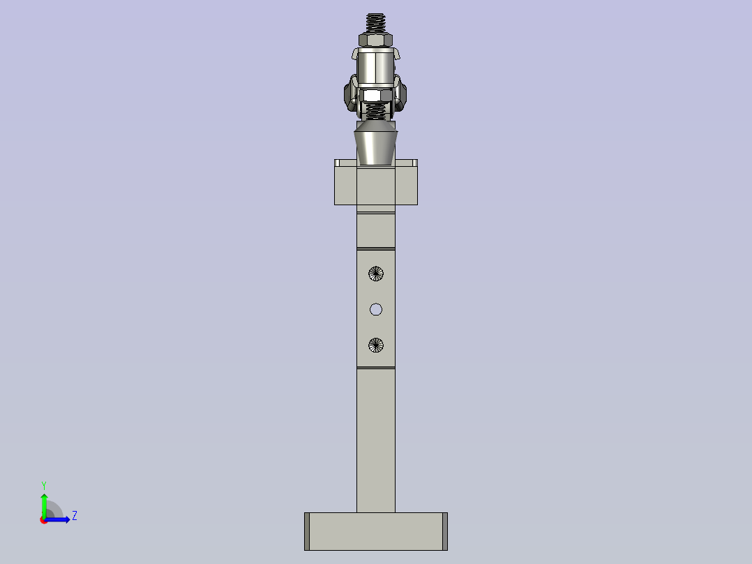 定位座单元2-1左视图