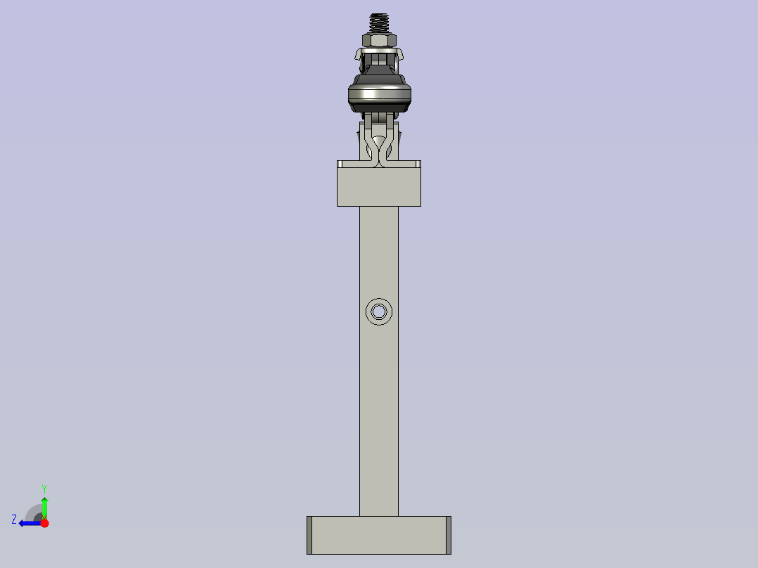 定位座单元2-1右视图