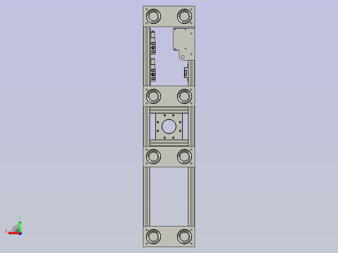 机器人抓手后视图