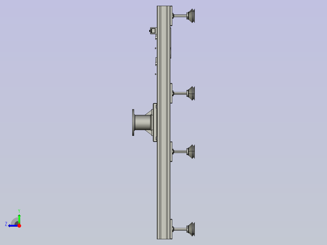 机器人抓手右视图