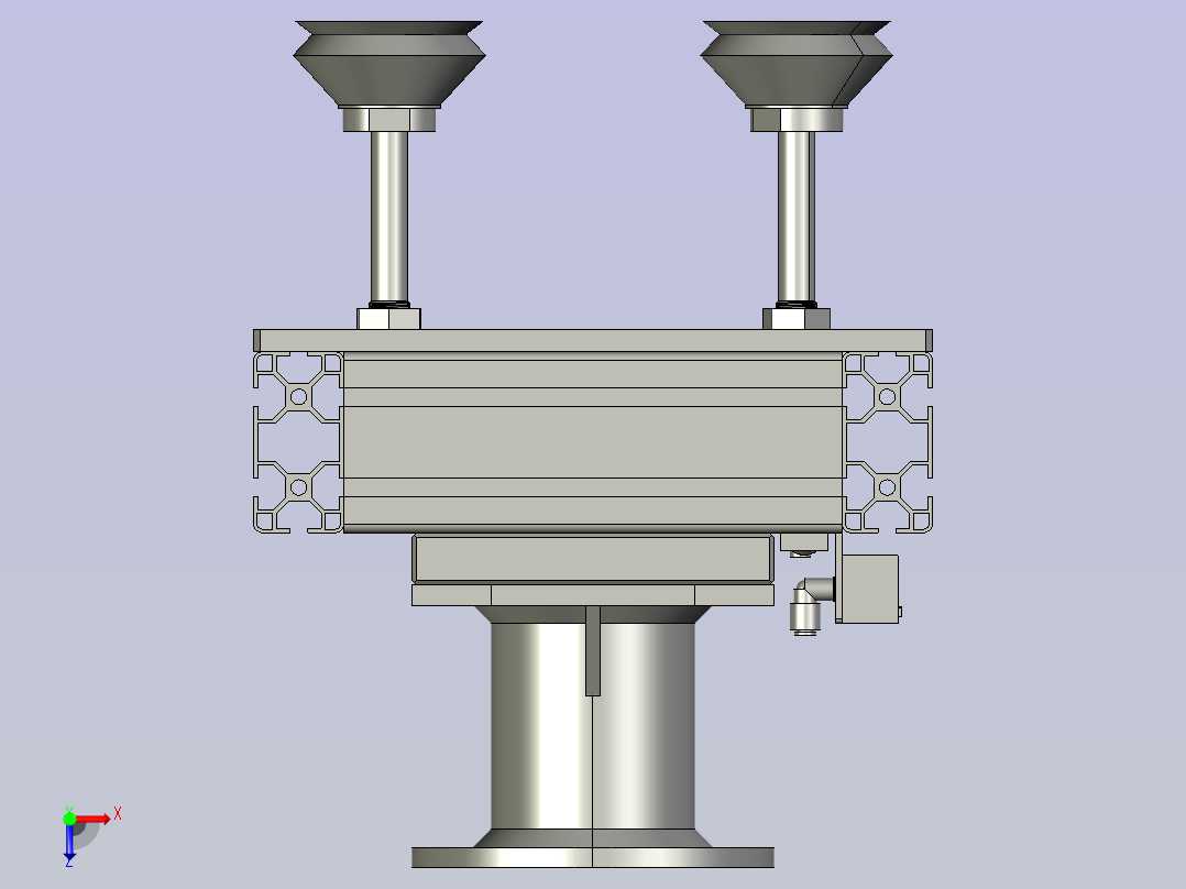 机器人抓手俯视图