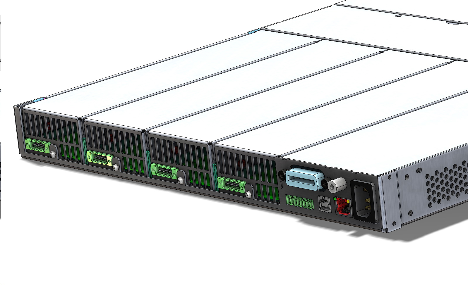 N6700B薄型模块化电源系统主机，400W，4插槽