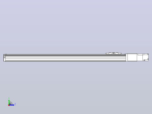 滚珠丝杠直线轴内置导轨TPA-GCR-40-1210C-L550-M-M10-N3左视缩略图