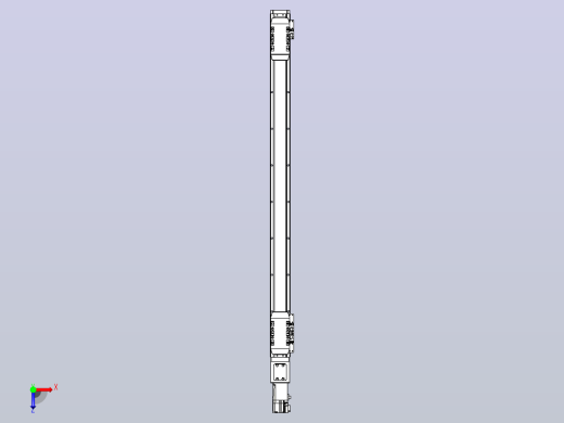 滚珠丝杠线性轴TPA-GCRS-50-1205C-L325-M-M10-N3俯视缩略图
