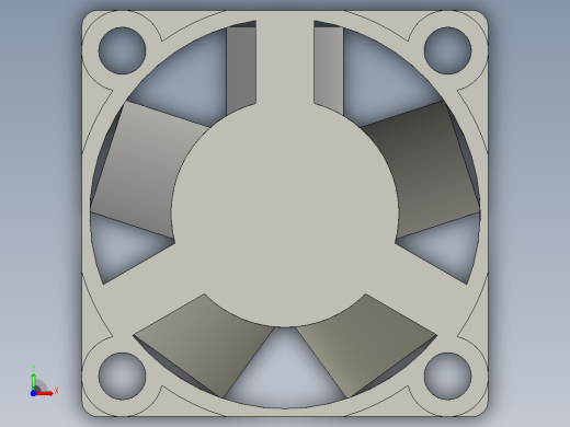 25 X 25 X 10直流风扇前视缩略图
