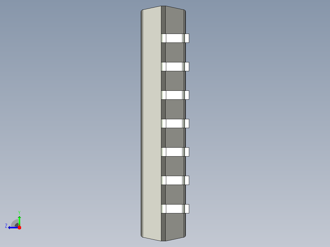 106x SOIC 封装（小外形集成电路）SOIC127P780X200-14N右视图