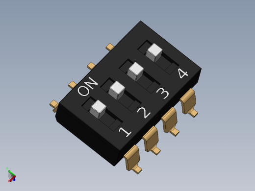 SMD DIP-4开关主视缩略图
