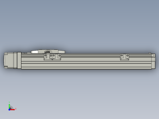 GTH4-L#-200-BR-M05-C3 GTH4内嵌式螺杆滑台 电机右折 TOYO滑台前视缩略图