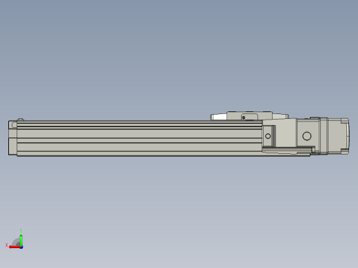 GTH4-L#-200-BR-M05-C3 GTH4内嵌式螺杆滑台 电机右折 TOYO滑台后视缩略图