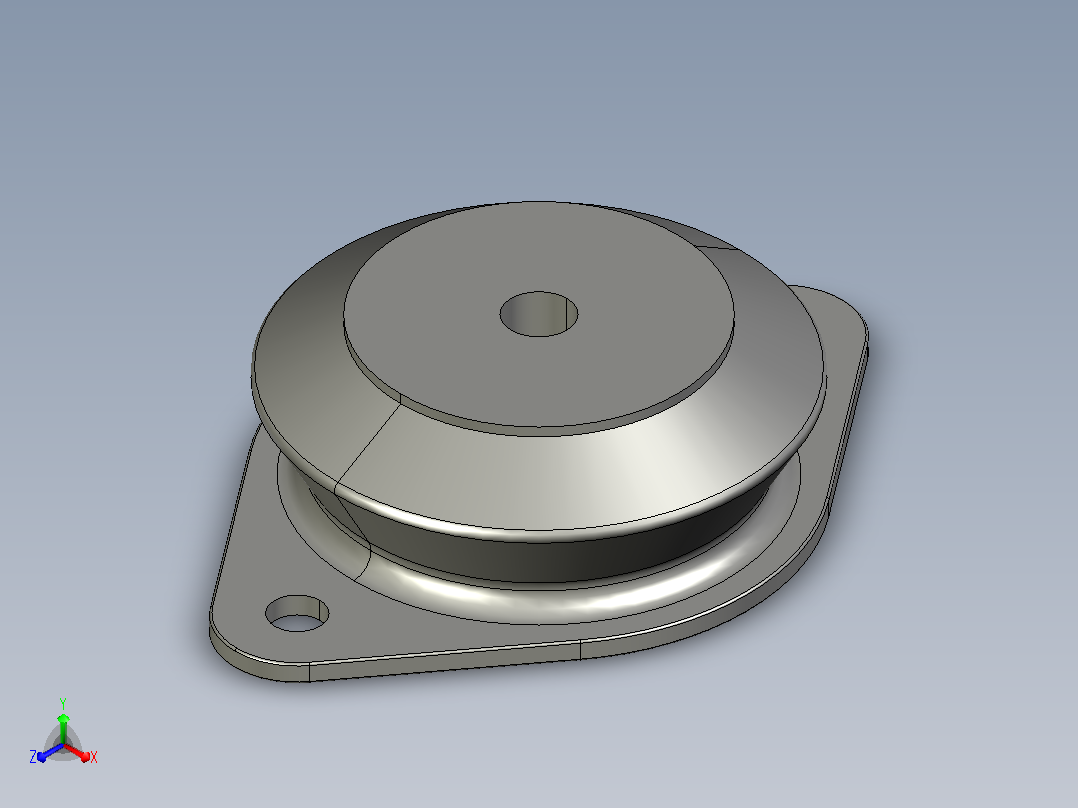 ZF型圆锥减震器[ZF-1]主视图