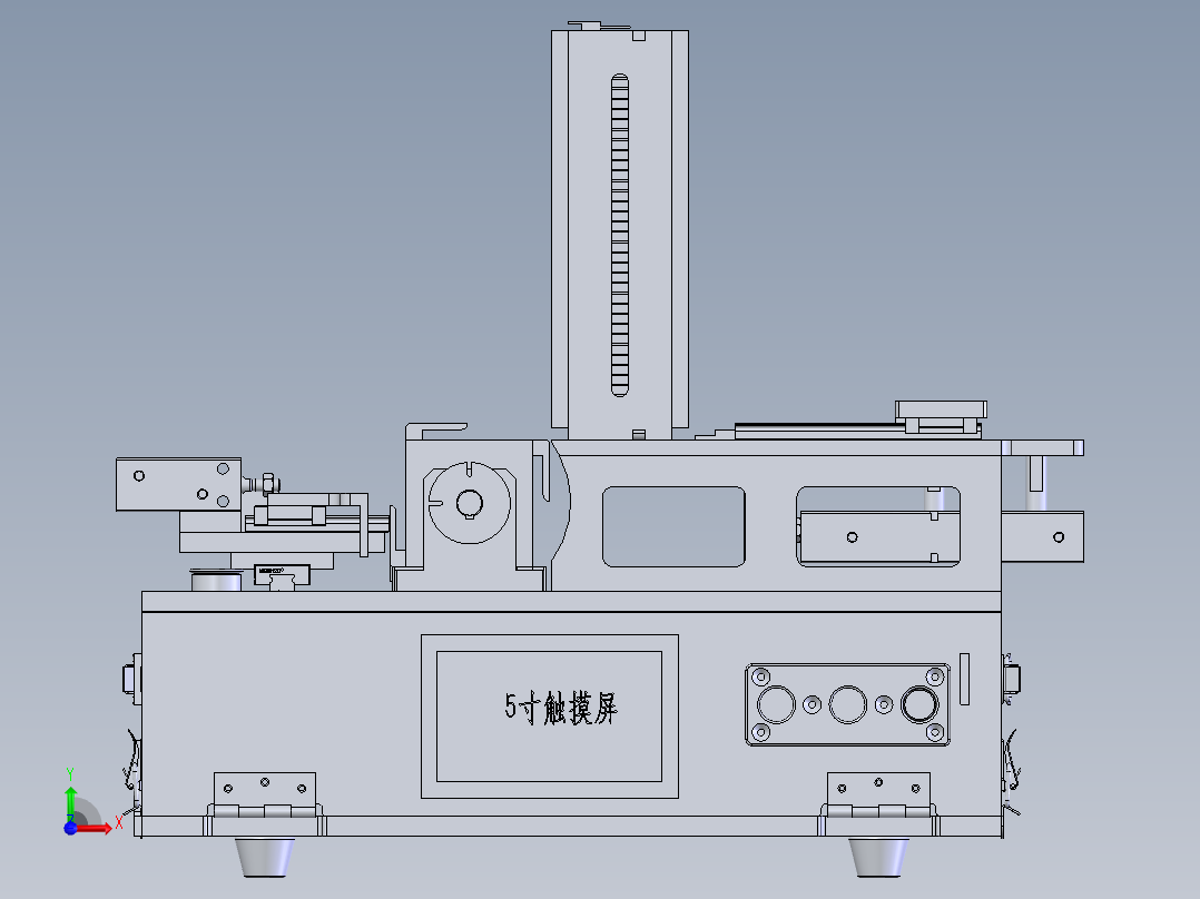 自动上料治具前视图